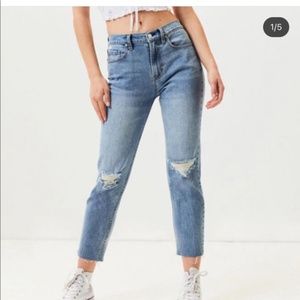 PacSun Jukebox Blue Vintage Icon Mom Jeans